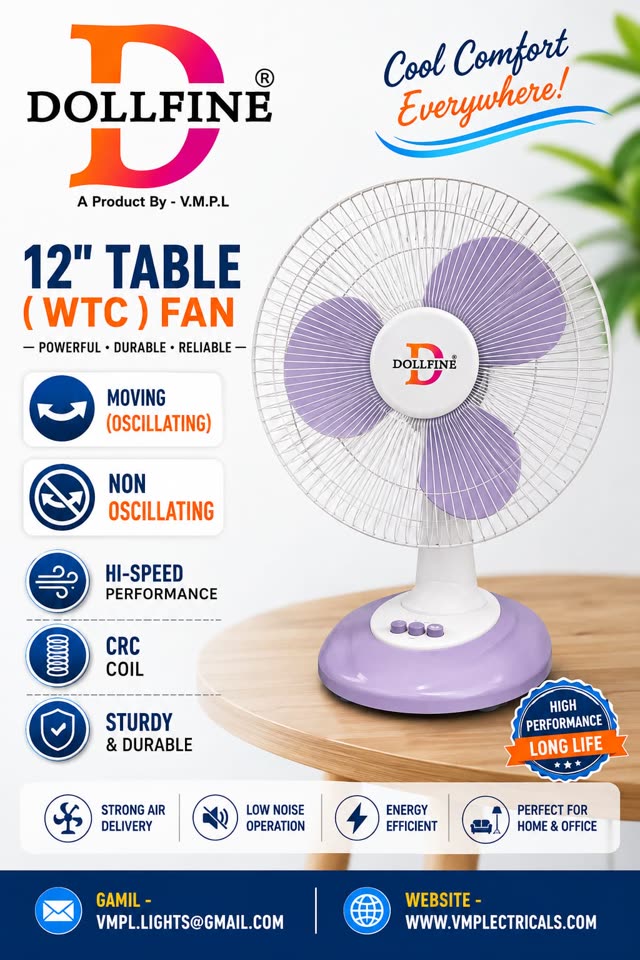 12" Table Fan (WTC)