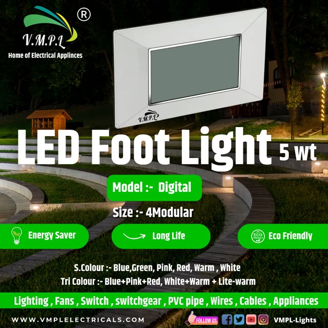 Digital LED Foot Light