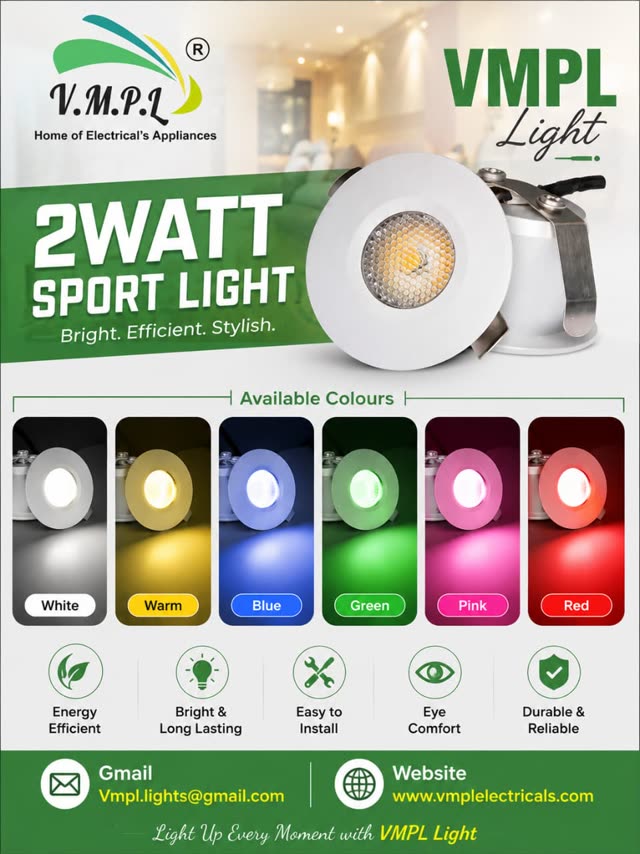 2W Recessed Spot Light